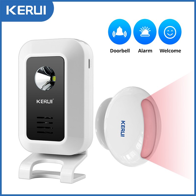 Wireless Door Sensor - KERUI M7 Alarm keamanan Sensor gerak,