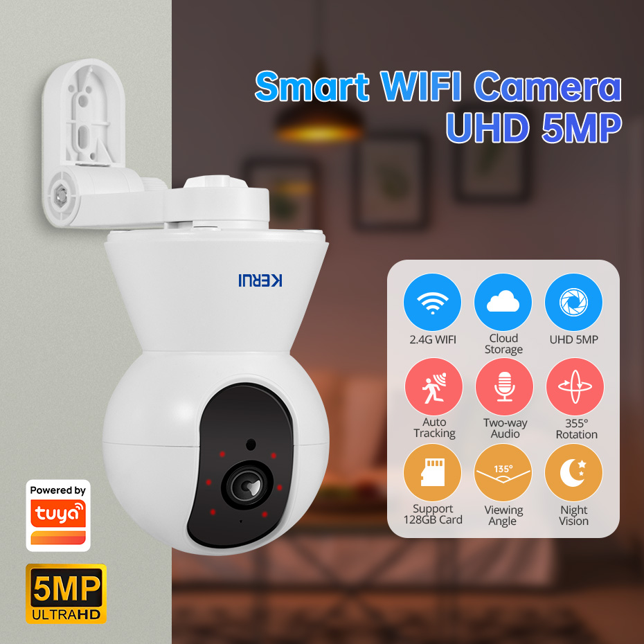 KERUI Kamera CCTV Mini pintar  - Smart Home Camera Ezviz ulasan dan harga