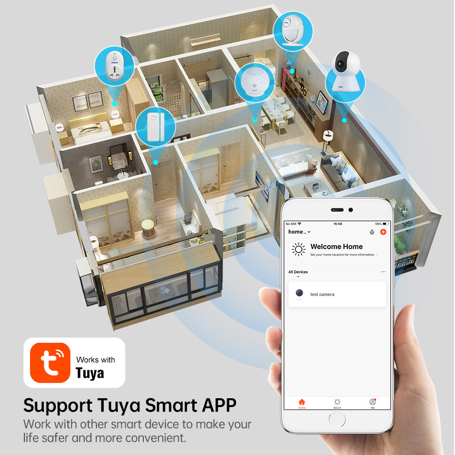 KERUI Kamera CCTV Mini pintar  - Smart Home Camera Ezviz ulasan dan harga