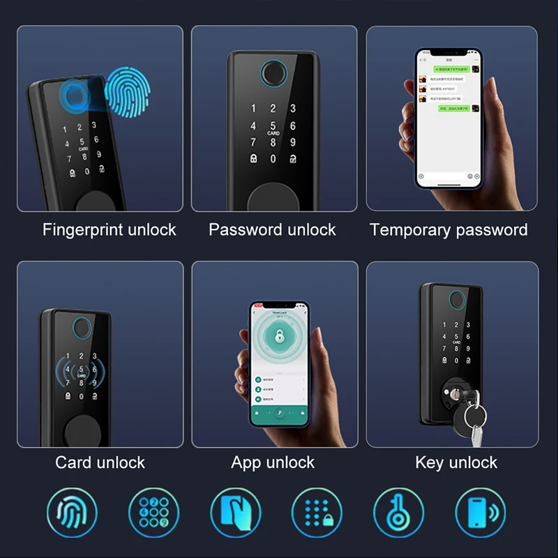 Kunci Pintu Sidik Jari Pintar  - Smart Home Door Lock ulasan dan harga