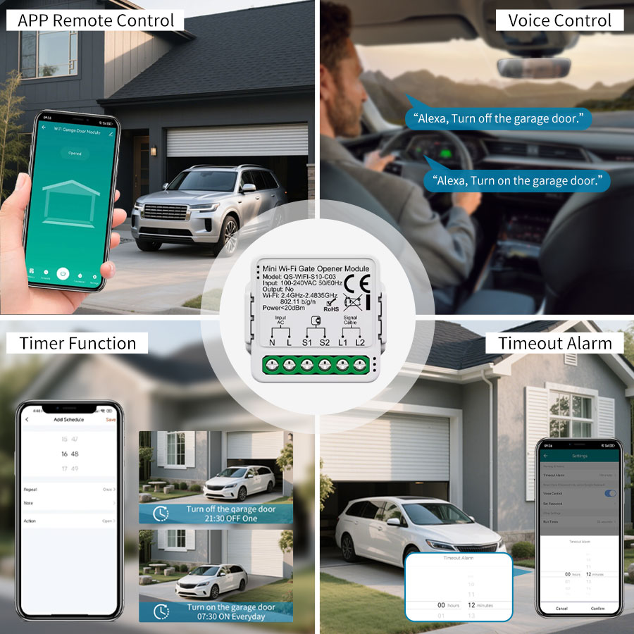Pengontrol Pintu Garasi Tuya S - Wireless Door Sensor ulasan dan harga