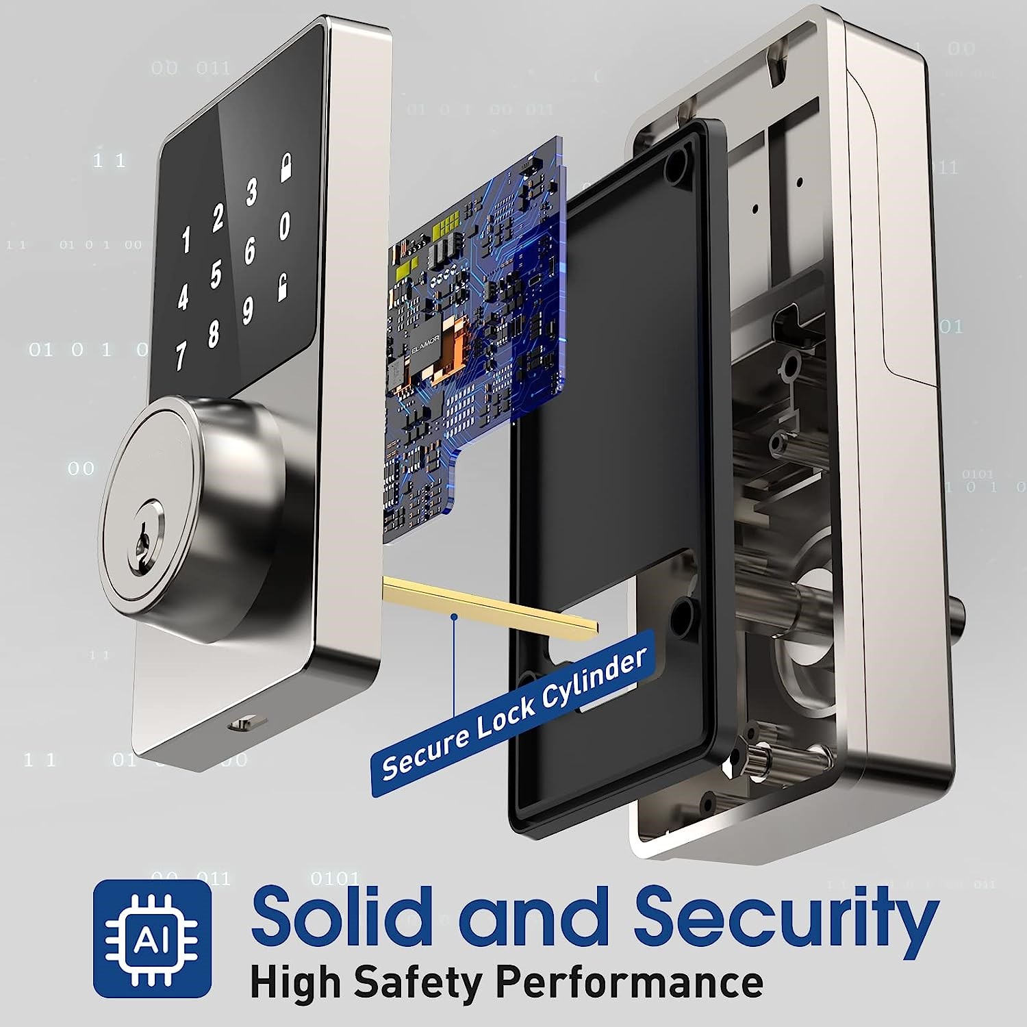 Kunci Pintar dengan Kata Sandi - Smart Home Door Lock ulasan dan harga